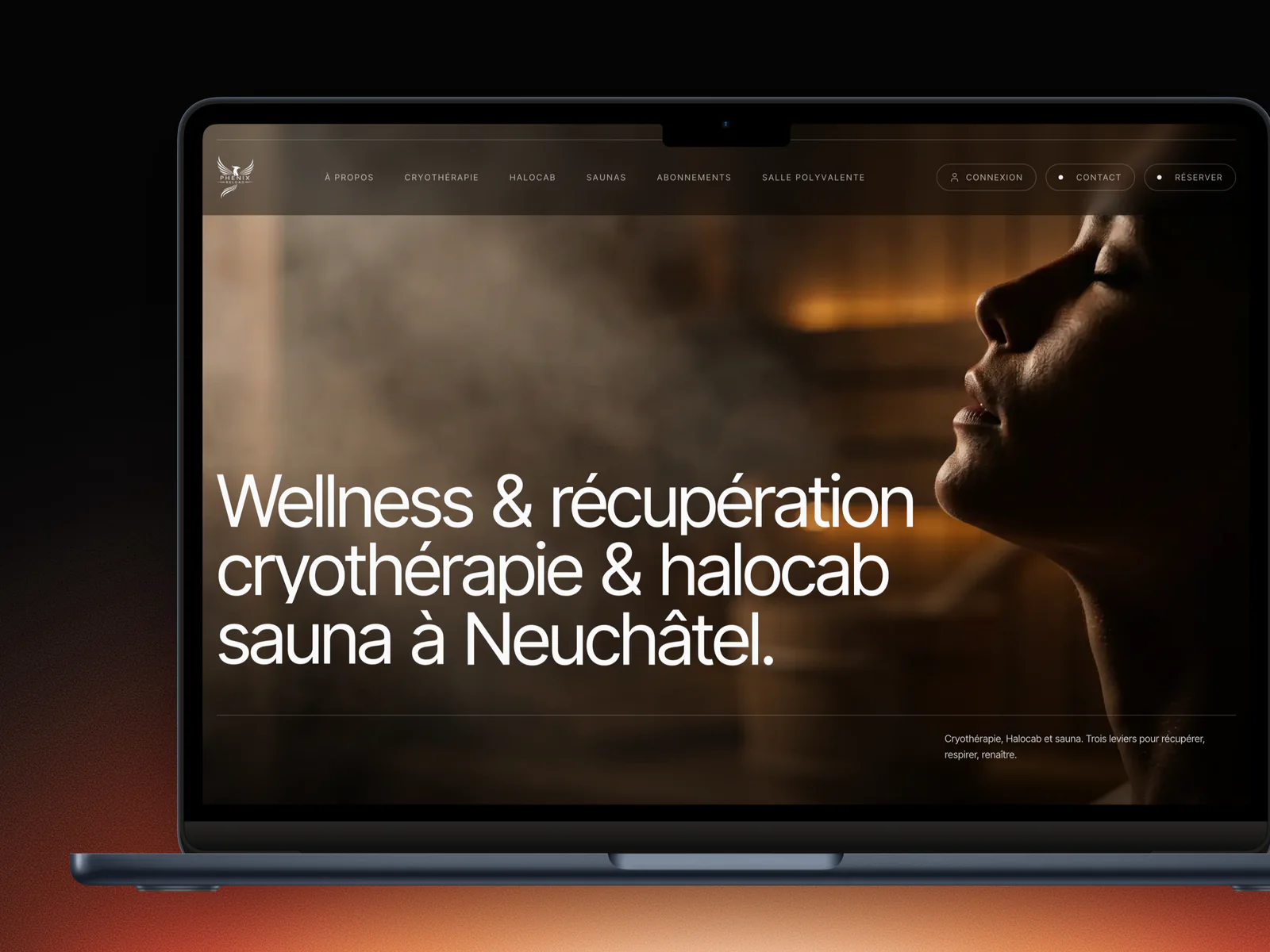Aperçu du site web réalisé pour Phenix Reload