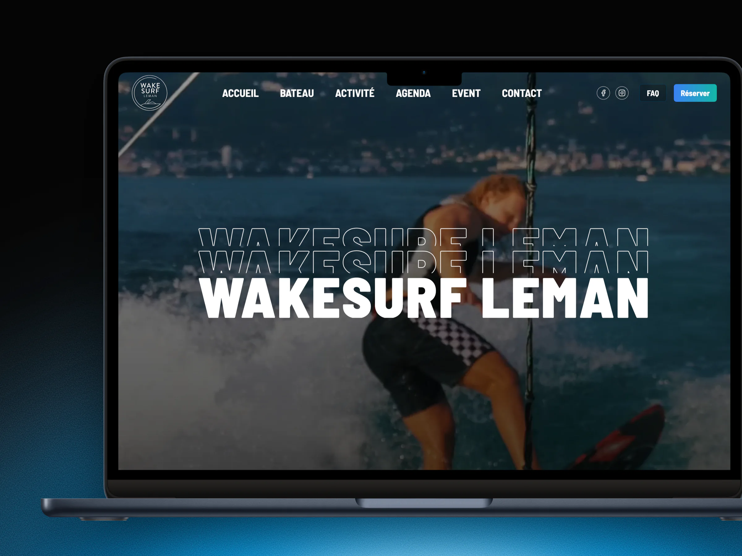 Wakesurf Léman mockup