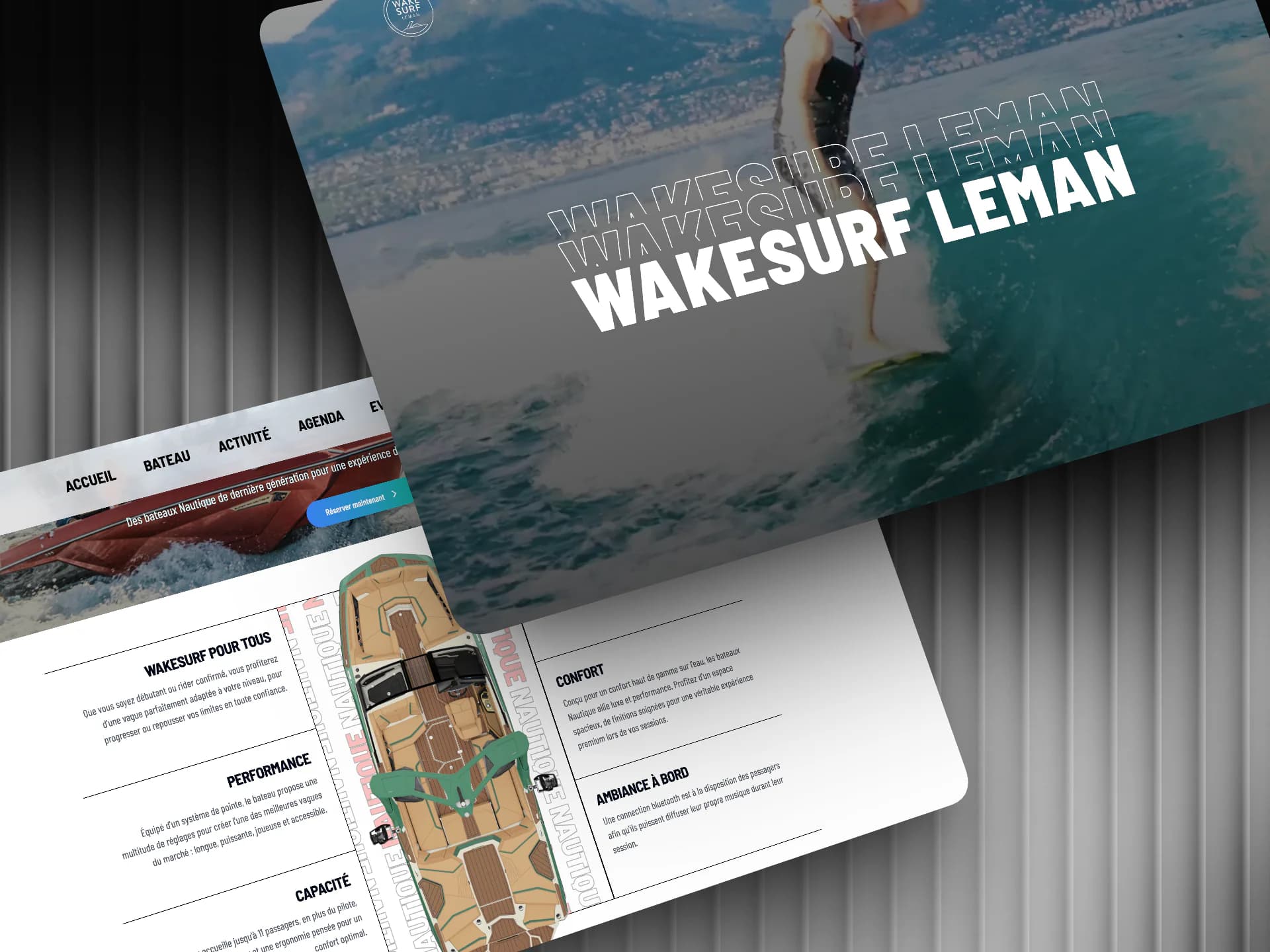 Wakesurf Léman mockup